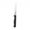 Couteau inox manche noir Knife