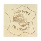 Plateau à fromage bois carré Bosco 25x25