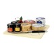 Plateau à fromage bois carré Bosco 25x25