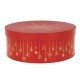 BOITE A CHAPEAU CARTON RONDE CHRISTMAS MM