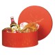 BOITE A CHAPEAU CARTON RONDE CHRISTMAS MM