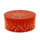 BOITE A CHAPEAU CARTON RONDE CHRISTMAS PM