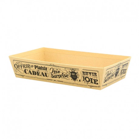 CORBEILLE CARTON VINTAGE KRAFT MM