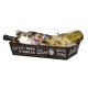 CORBEILLE CARTON VINTAGE NOIR PM