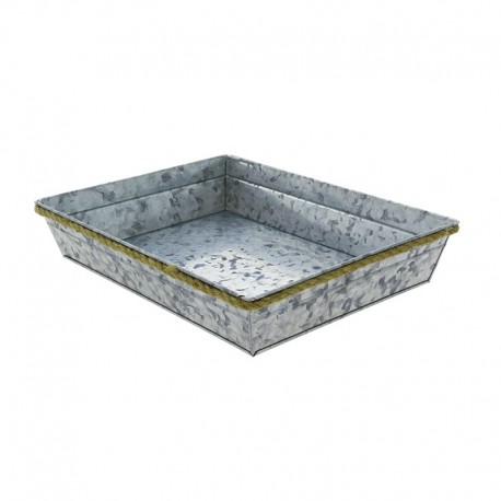 CORBEILLE RECTANGLE METAL ZINKY GM