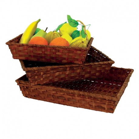 Corbeille bambou rectangle Vieto 28x20