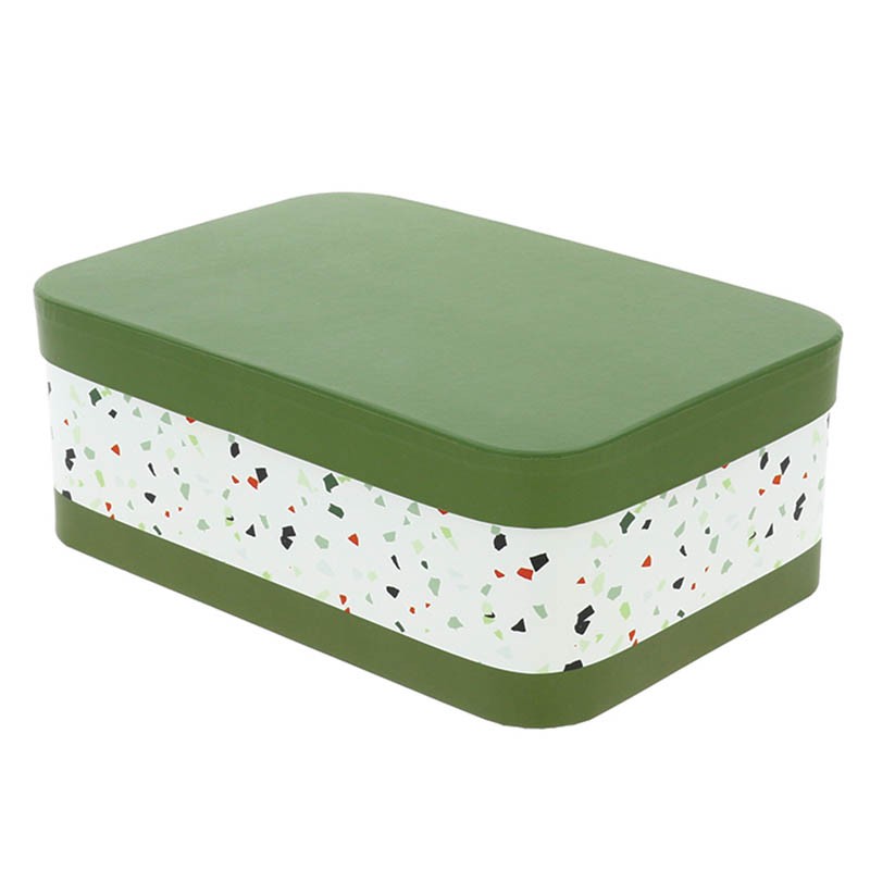 Boite carton rectangle Terrazzo 33x21 - Equipement Online