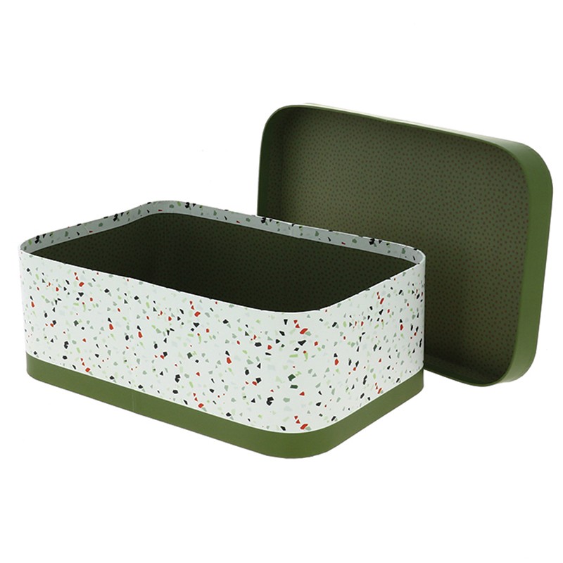 Boite carton rectangle Terrazzo 33x21 - Equipement Online