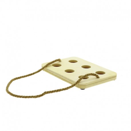 PORTE 6 BIERES BOIS 24X16.5X2.6 CM