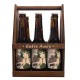 PORTE 6 BIERES BOIS 20X15X8.5 CM