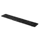 Reglette Polypropylène noire 50X1X10