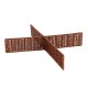 Reglette diagonale amovible