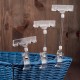 PORTE ETIQUETTE PLASTIQUE TRANSPARENT 8X11