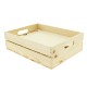 CAGETTE BOIS PM NATURELLE + FAUX FOND BOIS