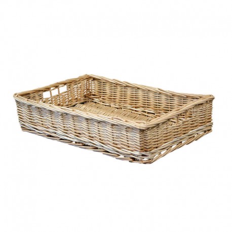 Manne osier rectangle Patissière 53X33