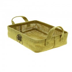 CORBEILLE JUTE BENGALE RECTANGLE PM 28X20X6/12