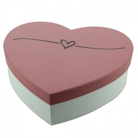 BOITE CARTON COEUR JEU DE 2