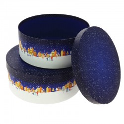 Boites rondes carton Classic jeu de 2