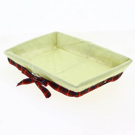 CORBEILLE METAL ECOSSAIS PM