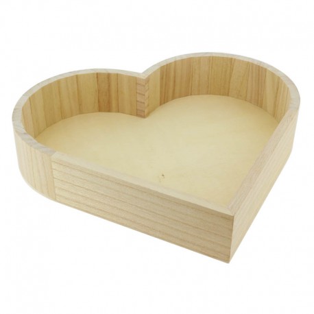 CORBEILLE BOIS COEUR PM