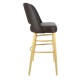 CHAISE DE BAR COLISEE CONFORT HETRE SIMILI CUIR