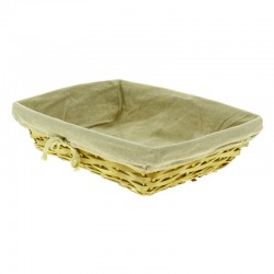 CORBEILLE BOIS DEROULE DOUBLE JUTE