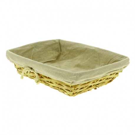 CORBEILLE BOIS DEROULE DOUBLE JUTE