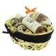 TROTTEUR OVALE BOIS DOUBLE ECLISSI 28X20X10CM