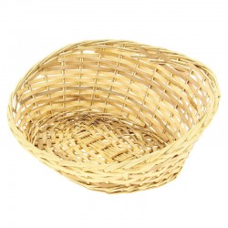 CORBEILLE OVALE OSIER PADANG 39X34X5.5/16CM