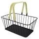PANIER METAL RECTANGLE AJOUREE STEELY 33X21X14.5/30CM