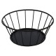 CORBEILLE METAL RONDE AJOUREE STEELY Ø18X7CM