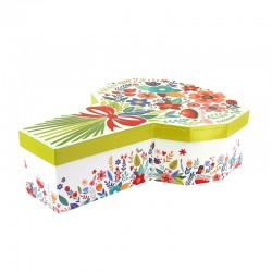 Boite carton forme bouquet Primavera 27x29/9