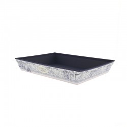 Corbeille carton rectangle Epicerie Fine 33x20