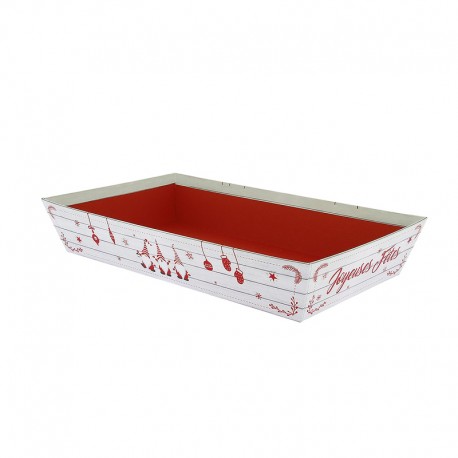 Corbeille carton rectangle Scandinav 33x20