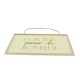 Cadre bois avec corde 35x25