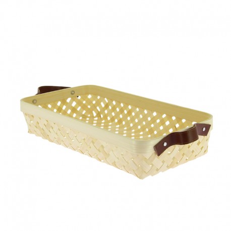 Corbeille rectangle bamboou 32x17