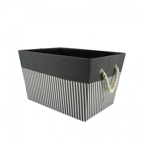 Lingère rectangle tissu rayé 41.5x30