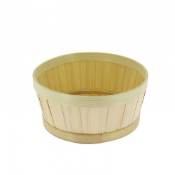 Corbeille bambou ronde Ø22x10