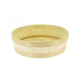 Corbeille bambou ronde Ø27x7