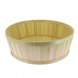 Corbeille bambou ronde Ø40x13