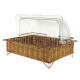 Manne rectangle Rustica + cloche plexiglass