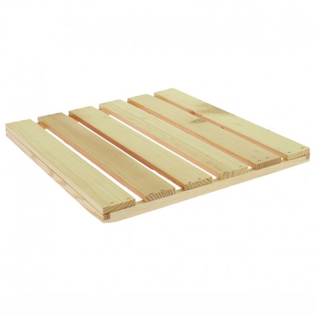 Planche Caillebotis pin vernis épaisseur 2 cm