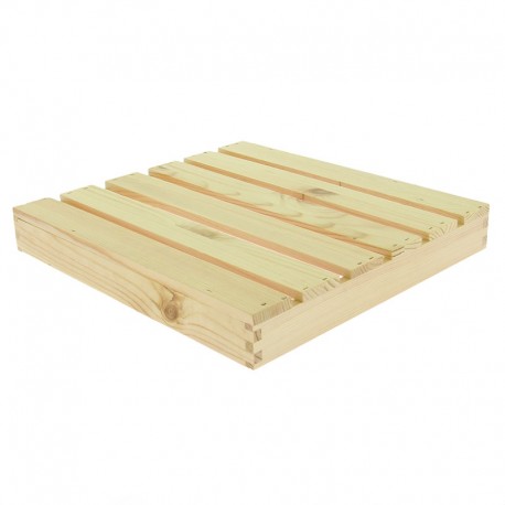 Planche Caillebotis pin vernis épaisseur 4 cm