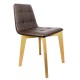 Chaise de restaurant design assise étroite