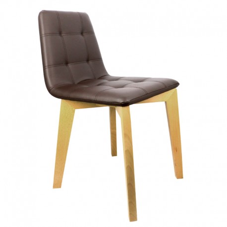 Chaise de restaurant design assise étroite