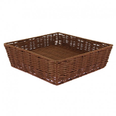 Corbeille polypropylène Squarre 25x25