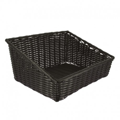 Présentoir polypropylène noir Bacplast 50x40