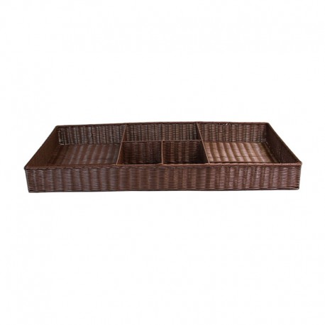 Présentoir 5 cases Plast 120x60
