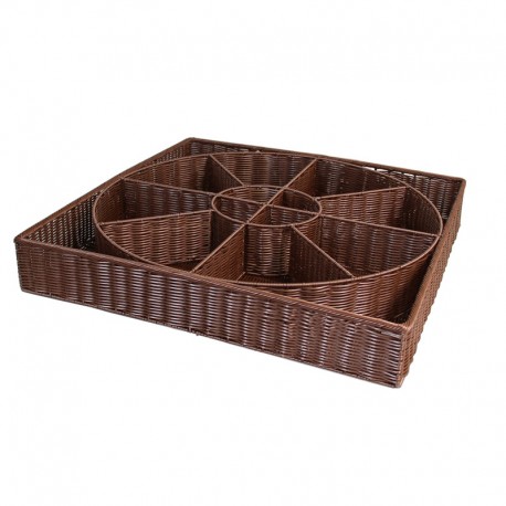 Présentoir polypropylène 16 cases Rueda 80x80