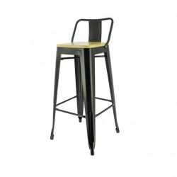 Chaise haute restaurant métal Austin